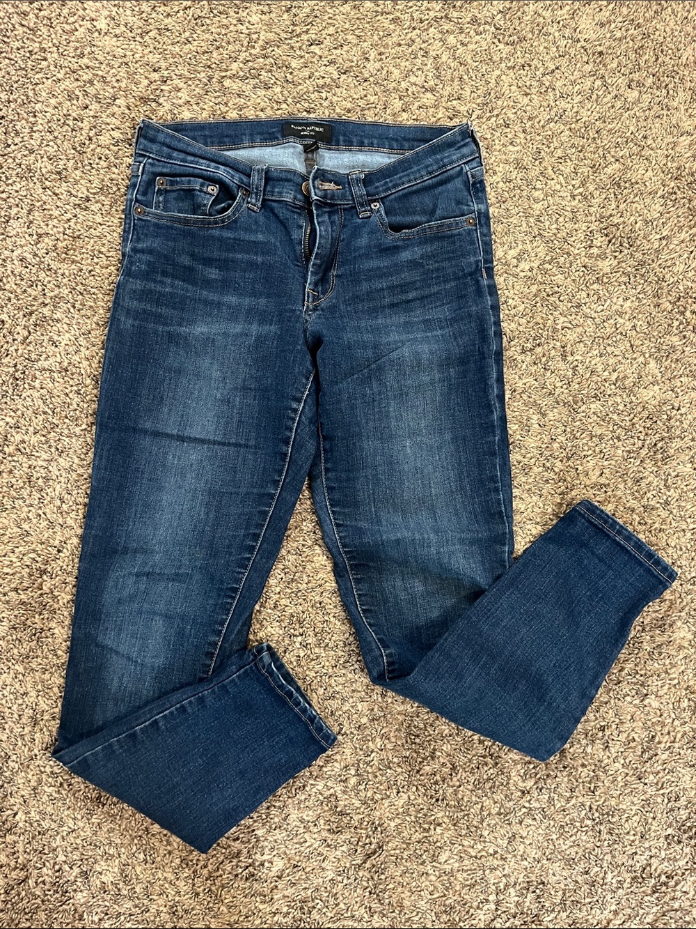 🇺🇸 Banana Republic Women's Skinny Jeans in Dark Blue